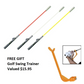 Golf Swing Speed Distance Training Stick Trainer Adjust Portable 312-480g Tempo