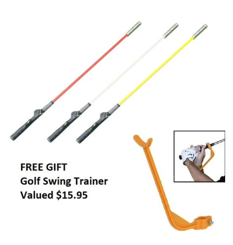 Golf Swing Speed Distance Training Stick Trainer Adjust Portable 312-480g Tempo