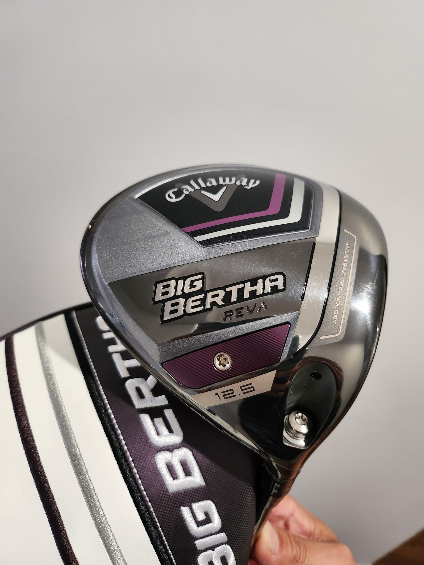 Near New Callaway Big Bertha Reva 23 Driver 12.5 Ladies Shaft Cover RH SKU018