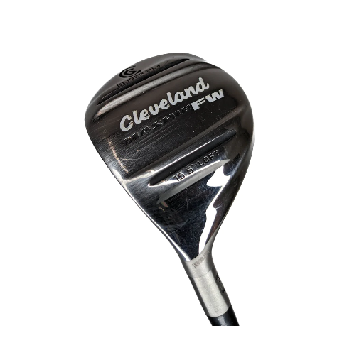 Near New Cleveland Gliderail Mashie FW 3 Fairway Wood 15.5 Loft Regular LH Cover