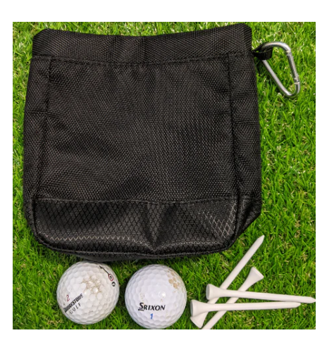 Golf Ball Cleaning Pouch Washer Water Storage Clip Club Wet Tees Bag Marker