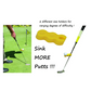 Golf Putter / Putting Training Aid - Tempo Tray - Trainer - Swing - Practice -