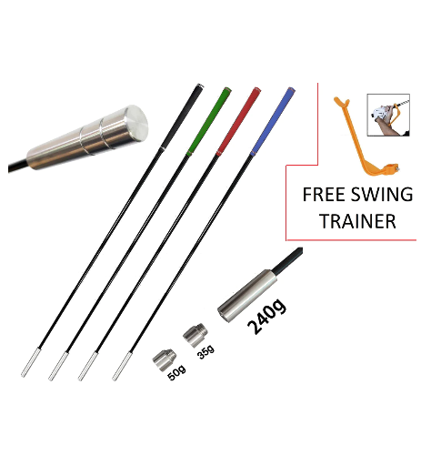 Golf Swing Speed Distance Training Stick Trainer Adjust Portable 240-325g Tempo