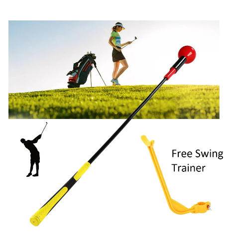 1.2m Golf Swing Stick Training Aid Trainer Strength Speed Practice Warm Up Tempo