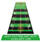 3 Metre - Golf Putting Mat Practice Portable Indoor Outdoor Putter Trainer Green