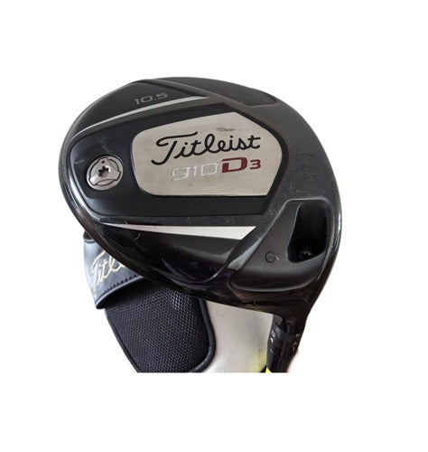 Titleist 910 D3 10.5 Golf Driver - Stiff Shaft - Right Handed with Cover AS