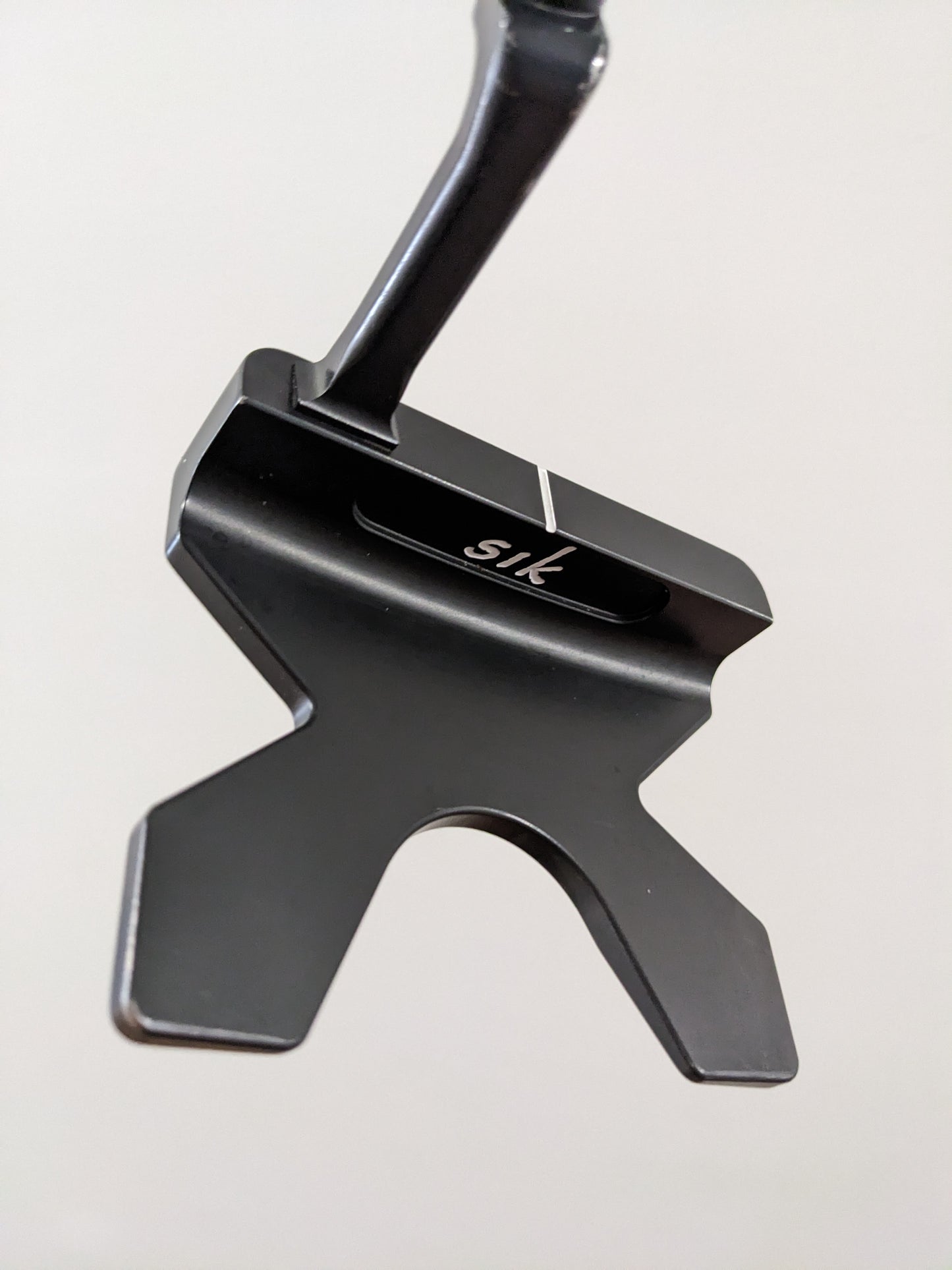 Sik Flo Black Mallet Putter with Upgraded $600 LA Golf Shaft 35inch Cover att