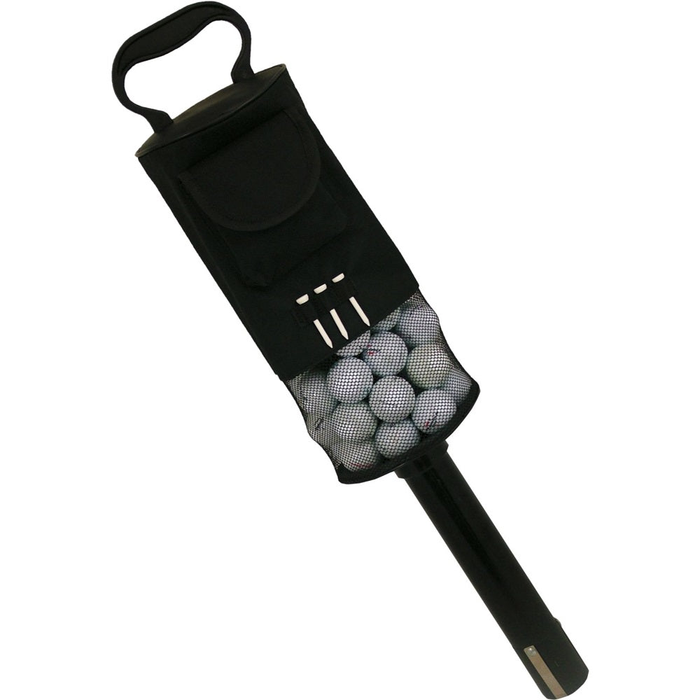 Golf Shag Bag - 75-80 Balls Convenient Pocket Tees Pick Up Ball Storage Portable --- Free Golf Swing Trainer valued at $15