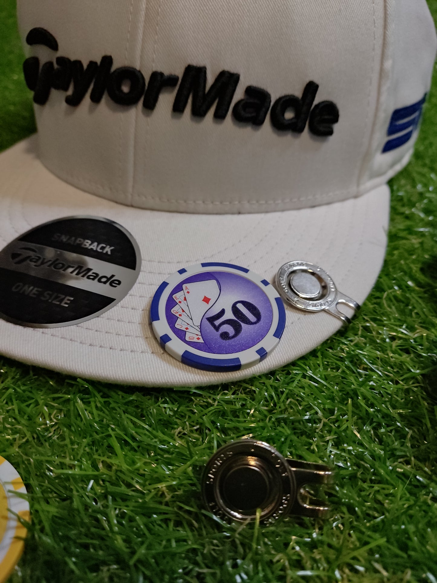 Magnetic Golf Ball Marker Hat Clip Poker Chip Ball Marker Strong Magnet Cap Clip