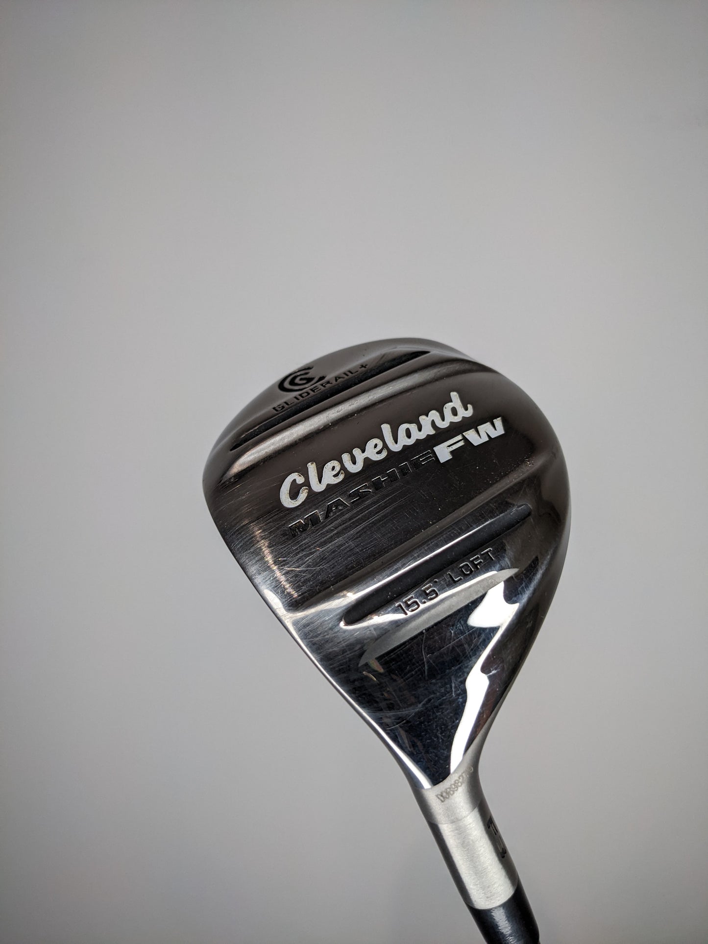 Near New Cleveland Gliderail Mashie FW 3 Fairway Wood 15.5 Loft Regular LH Cover